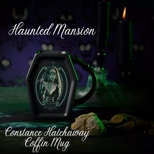 Disney Parks The Haunted Mansion Bride Coffin Mug
